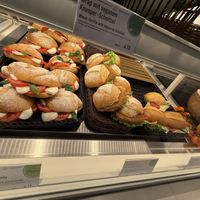 vegetarian snacks  at Kamps - Hbf in Duisburg