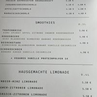 Smoothies and juices   at Lisa's in Cologne