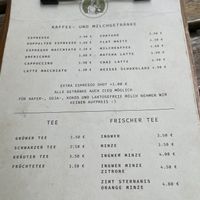 Hot drinks   at Lisa's in Cologne