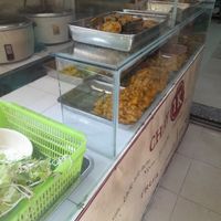 Com chay counters at Cơm chay 1K Bồ Đề Khai Tâm in Ho Chi Minh City