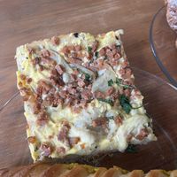 Focaccia Oignon-Lardon  at Land & Monkeys - Grands Boulevards in Paris