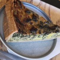 Kale and cauliflower quiche   at Land & Monkeys - Grands Boulevards in Paris