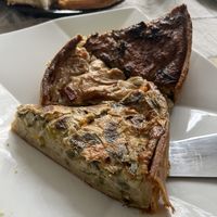 Trio of quiche, kale and cauliflower, Lorraine and butternut  at Land & Monkeys - Grands Boulevards in Paris