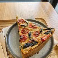 Vegetable quiche at Land & Monkeys - Grands Boulevards in Paris