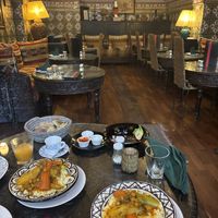 Had salads as well  at L'Etoile Centrale in Casablanca