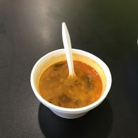 Vegan soup - free sample when I walked in  at Aviva by Kameel in Atlanta