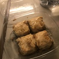 Vegan walnut baklava  at Aviva by Kameel in Atlanta