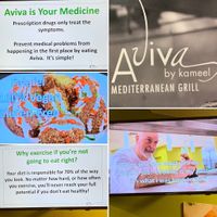 Aviva’s messages at Aviva by Kameel in Atlanta