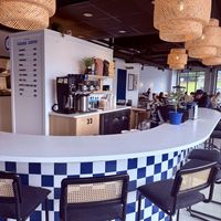 Coffee bar   at FiKA in Grand Rapids