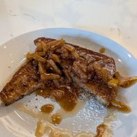 Carmel apple French toast (half order) at FiKA in Grand Rapids