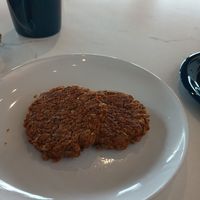 Side of house made chickpea sausage. at FiKA in Grand Rapids