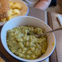 Mushy peas at Landy's Fish and Chips in Edinburgh