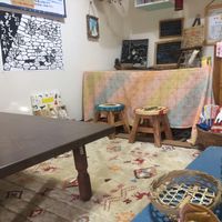 Cosy interior  at Mugi Cafe in Inuyama