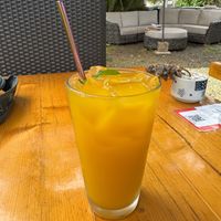 Mango juice at Vegetate  in Kapaa