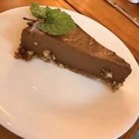 Chocolate slice   at Vegetate  in Kapaa
