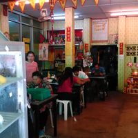 Inside restaurant at Jae Tom in Surat Thani
