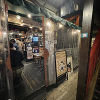 Back alley storefront  at Pizzeria Del Capitano in Sapporo