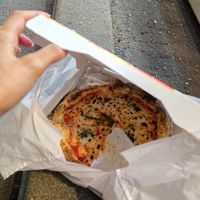 Pizza Margharita with Soycheese at Pizzeria Del Capitano in Sapporo