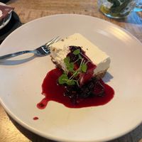 Mon chou cake at Vegan Pizza Bar  in Utrecht