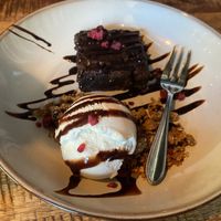 Brownie: very tasty  at Vegan Pizza Bar  in Utrecht