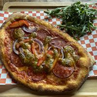 Sala baby (pizzette): quite good and spicy  at Vegan Pizza Bar  in Utrecht