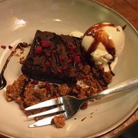 Bangin' brownie at Vegan Pizza Bar  in Utrecht