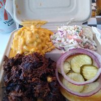 Brisket plate at Mission Burger Co. in Atlanta