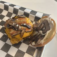 Mushroom Bacon Burger   at Mission Burger Co. in Atlanta