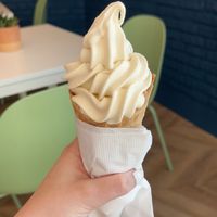 Vanilla soft serve 🍦   at Mission Burger Co. in Atlanta