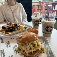 Big Don Burger, Brisket Fries, Cookies N Cream Shakes  at Mission Burger Co. in Atlanta