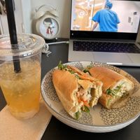 curry tofu bahn mi  at Carrot & Daikon Banh Mi in Corona