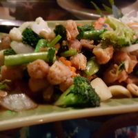 Grilled veggies w/ soy protein at Irie Bar and Restaurant in Koh Lanta