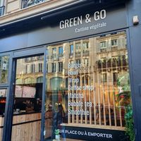Facade at Green & Go in Paris