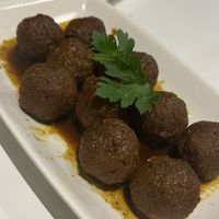 Albóndigas de Carne de soja   at Cafe y Té Pacífico in Salamanca
