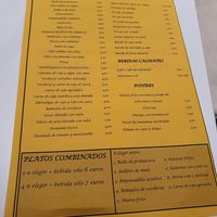 Carta at Cafe y Té Pacífico in Salamanca