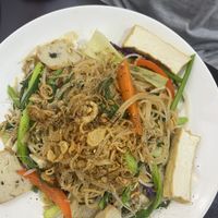 Stir fried glass noodles with vegetabless  at Hy Lac Chay in Da Lat