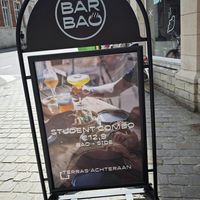 Outside at Bar Bao in Leuven