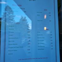 Menu at Lilypops in Drymen