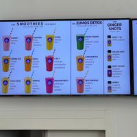 Juices at Frigus in Valencia