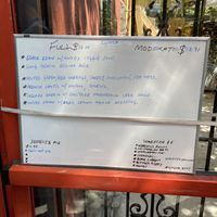 menu 1 August 2021 at Shangri-La Vegan - Linden in Oakland