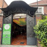 Frontal of the restaurant   at Pino Negro in Bogota