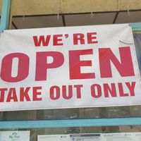 No seating inside since Covid at My Thai in Chatsworth