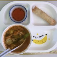 Lunch special - soup and spring roll (just rolled taste) at My Thai in Chatsworth