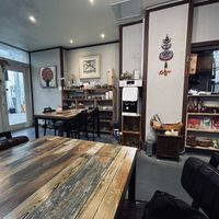 Inside the restaurant   at Tea Hyanggi in Jeju