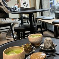 Inside seating  at Ikenocha in Barcelona