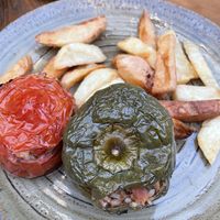 Veg stuffed with ricee  at Petousis - Εστιατόριο Πετούσης Ηράκλειο in Crete