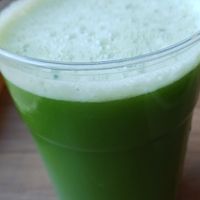 Zumo verde / green smoothie at vegasi in Altea