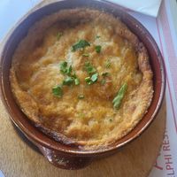 Vegan moussaka at L'Aurige Restaurant in Delphi