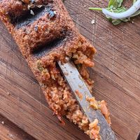 Soy kebab at L'Aurige Restaurant in Delphi