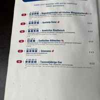 Menu 4  at Hao Wei Dao in Innsbruck